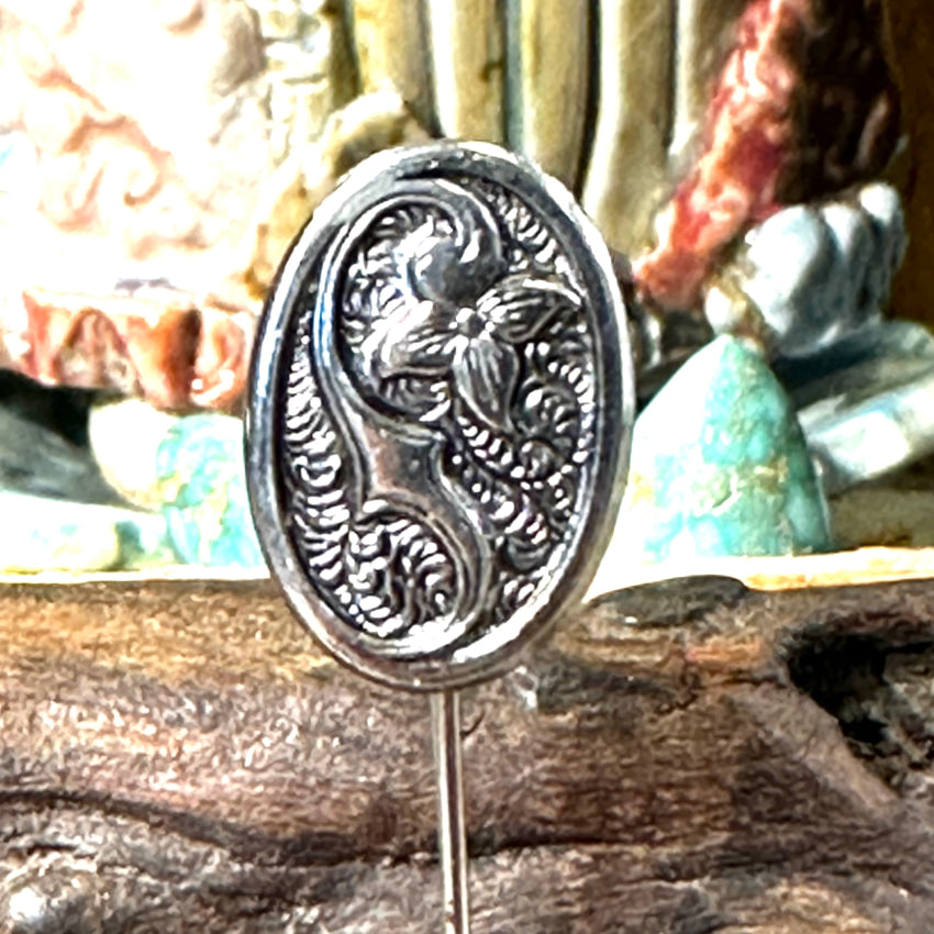 Vintage Sterling Silver Stick Pin