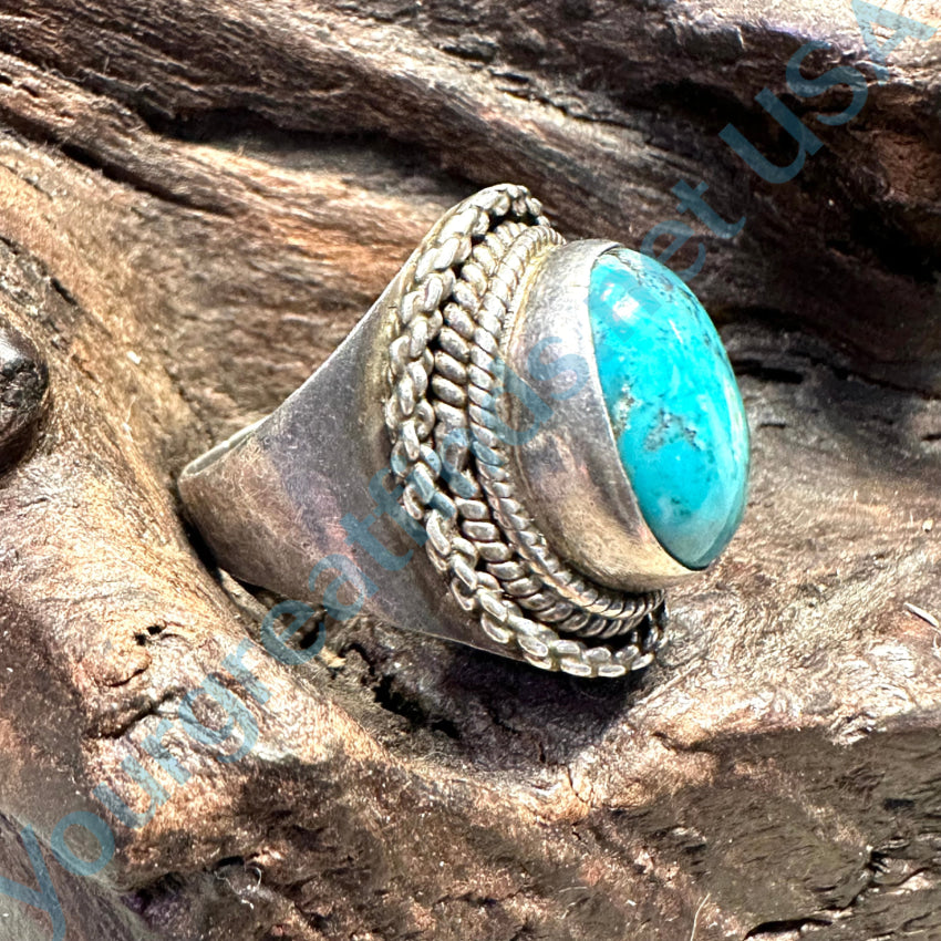 VTG MENS authentic TURQUOISE RING # 330