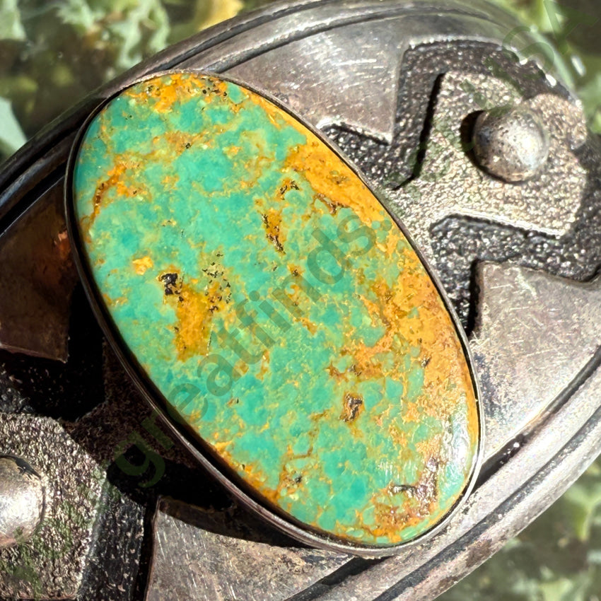 Vintage Thomas Tommy Singer Sterling Silver Turquoise Cuff Bracelet bracelet