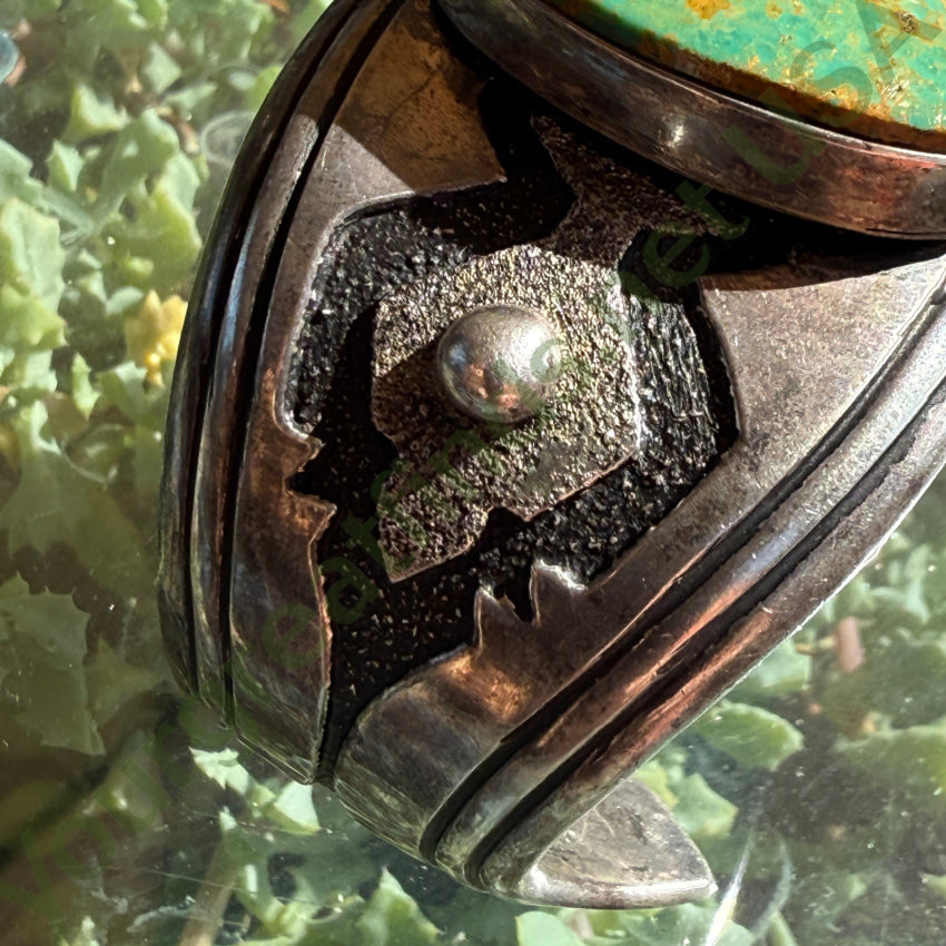 Vintage Thomas Tommy Singer Sterling Silver Turquoise Cuff Bracelet bracelet