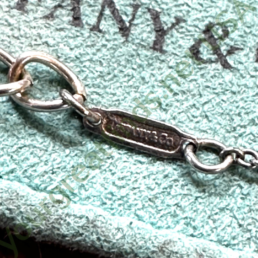 Vintage Tiffany & Co. 4 Interlocking Circle Necklace Sterling Silver