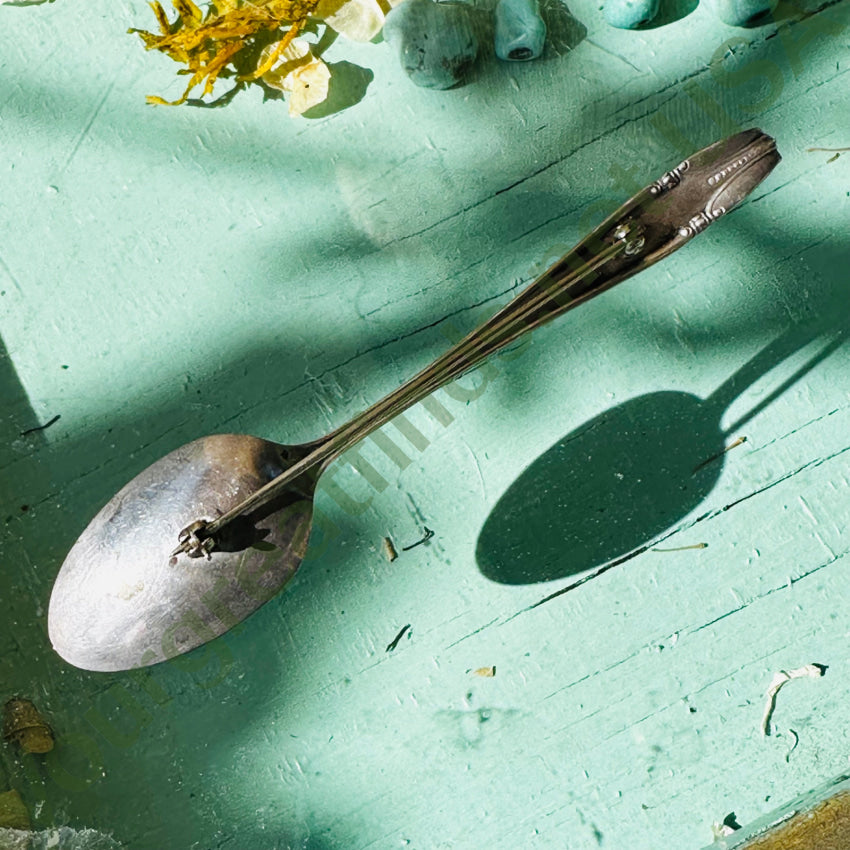 Vintage Wallace Sterling Silver Spoon Brooch Apparel & Accessories