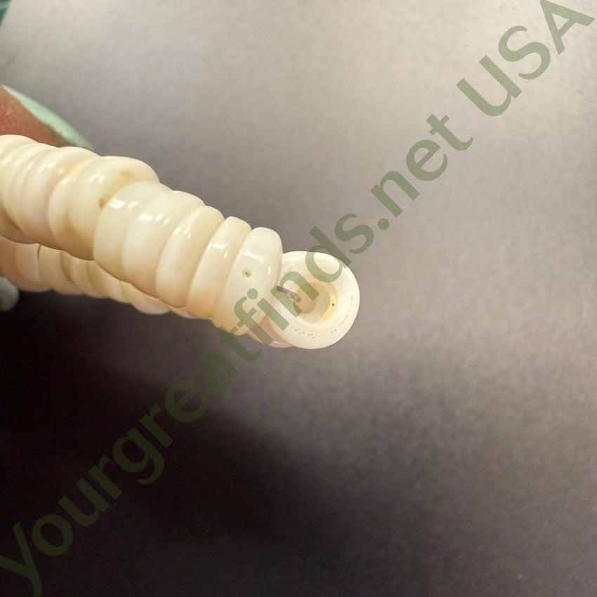 Vintage White Hawaiian Puka Shell & Turquoise Beaded Necklace necklace