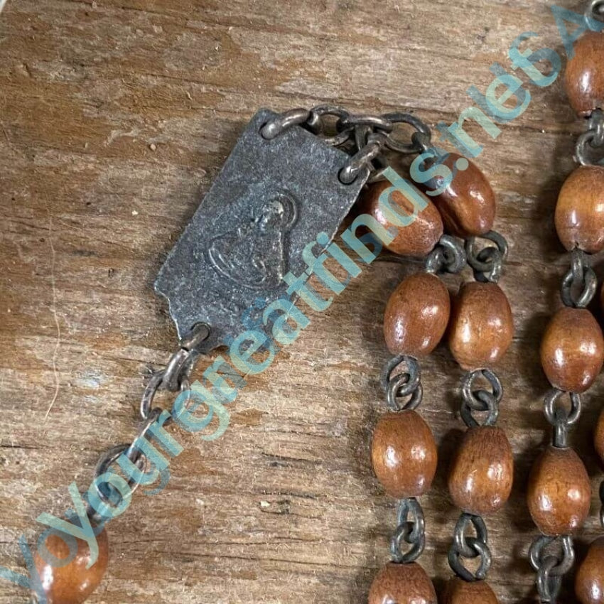 Vintage Wooden Bead Rosary Yourgreatfinds