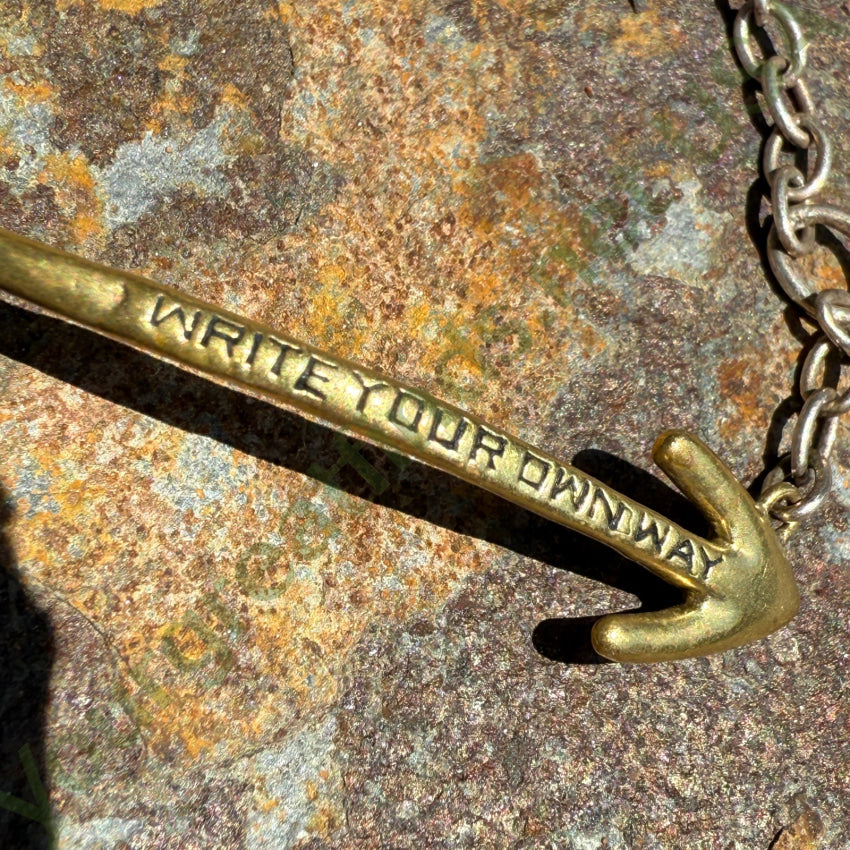 Waxing Poetic Sterling Silver & Bronze Arrow Bracelet ring