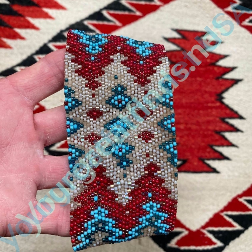 Wide Southwestern Beaded Ankle Cuff Yourgreatfinds