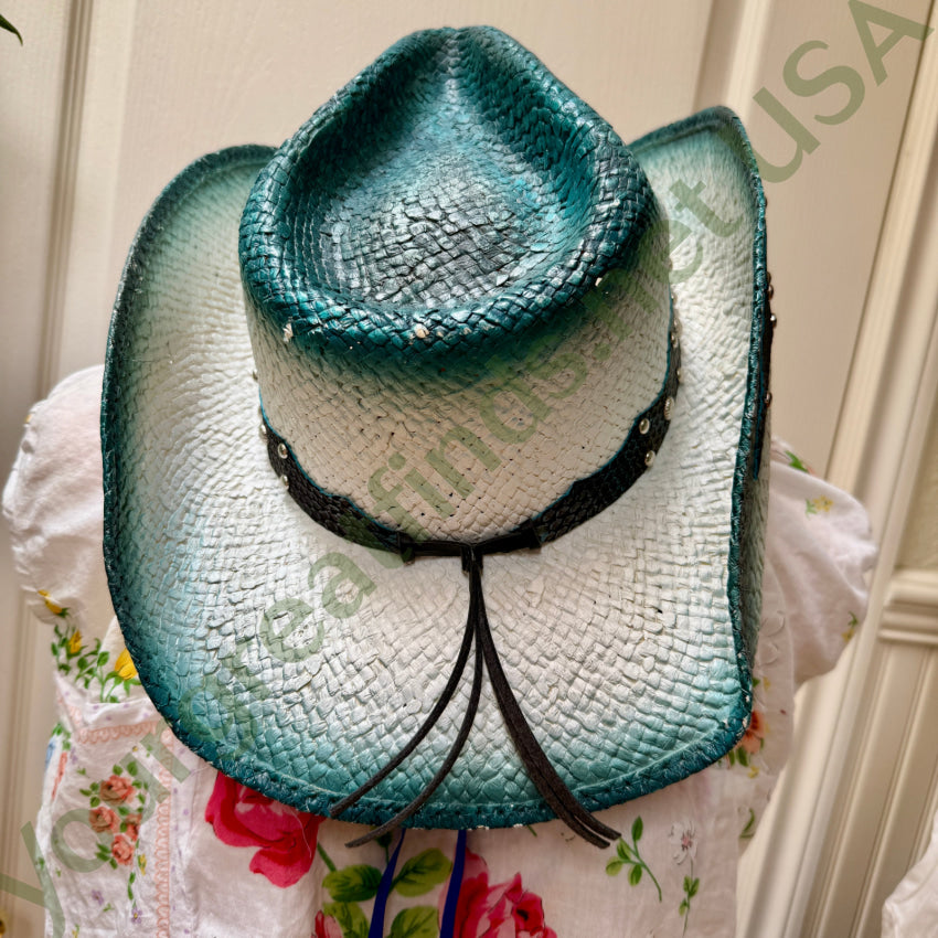Women’s Western Express Teal Ombré Cowgirl Hat western hat