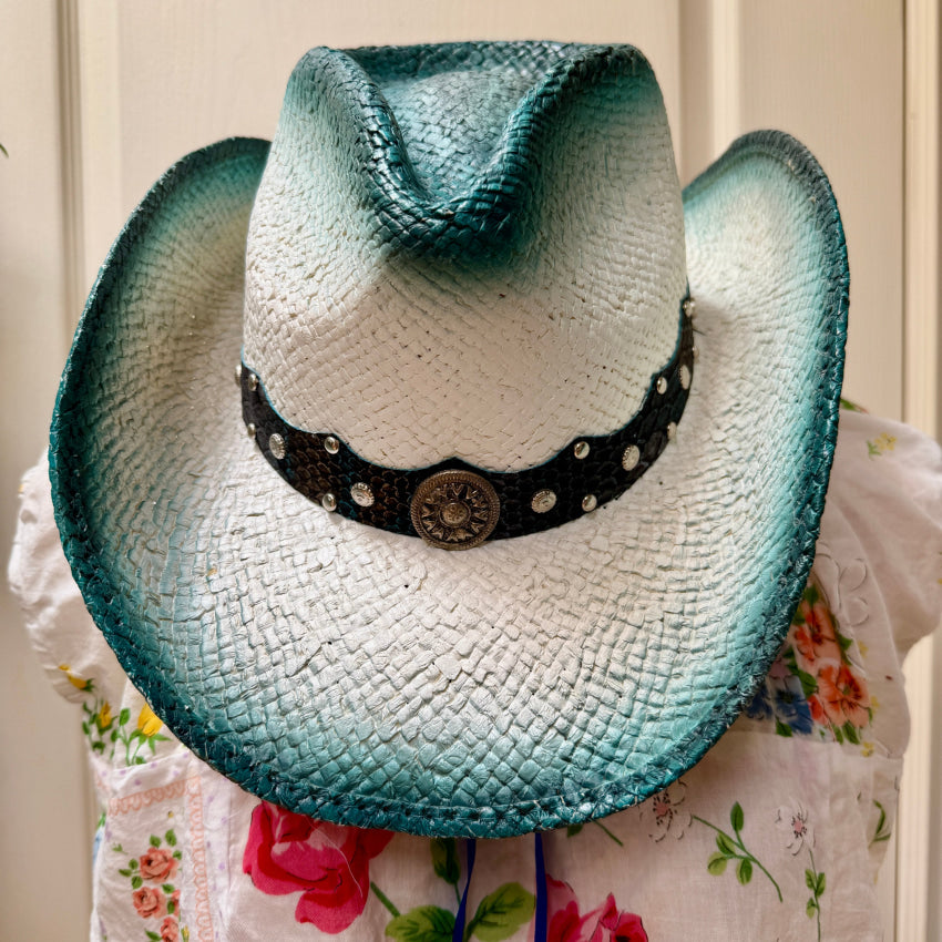 Women’s Western Express Teal Ombré Cowgirl Hat western hat