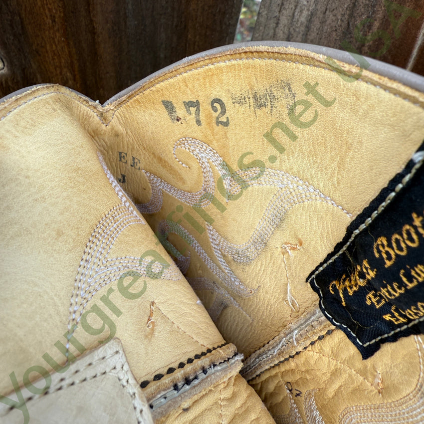 Yucca Boots Exotic Line Ostrich Leather Men’s 7 Women’s 8.5 Western boots