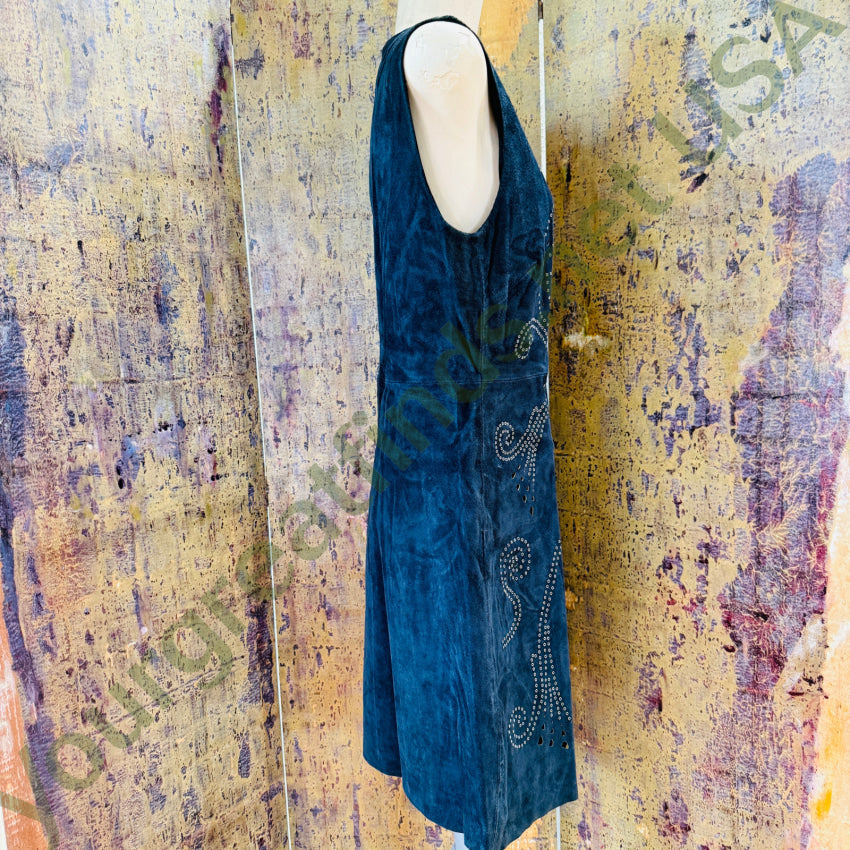 Zara Suede Leather Mini Dress NWT dress