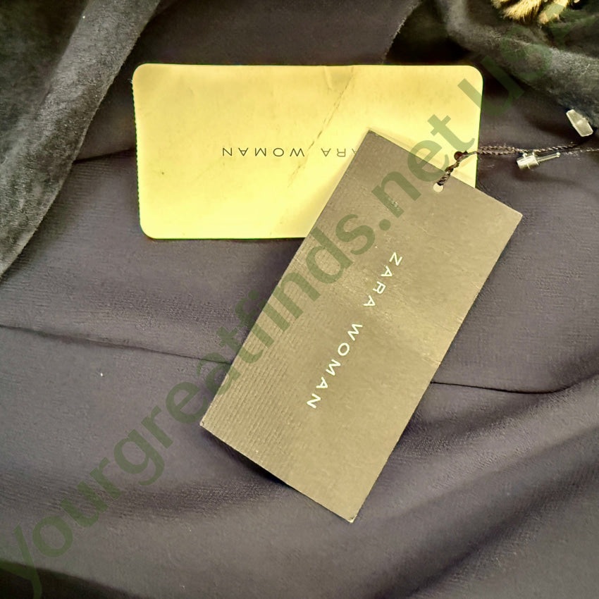 Zara Suede Leather Mini Dress NWT dress