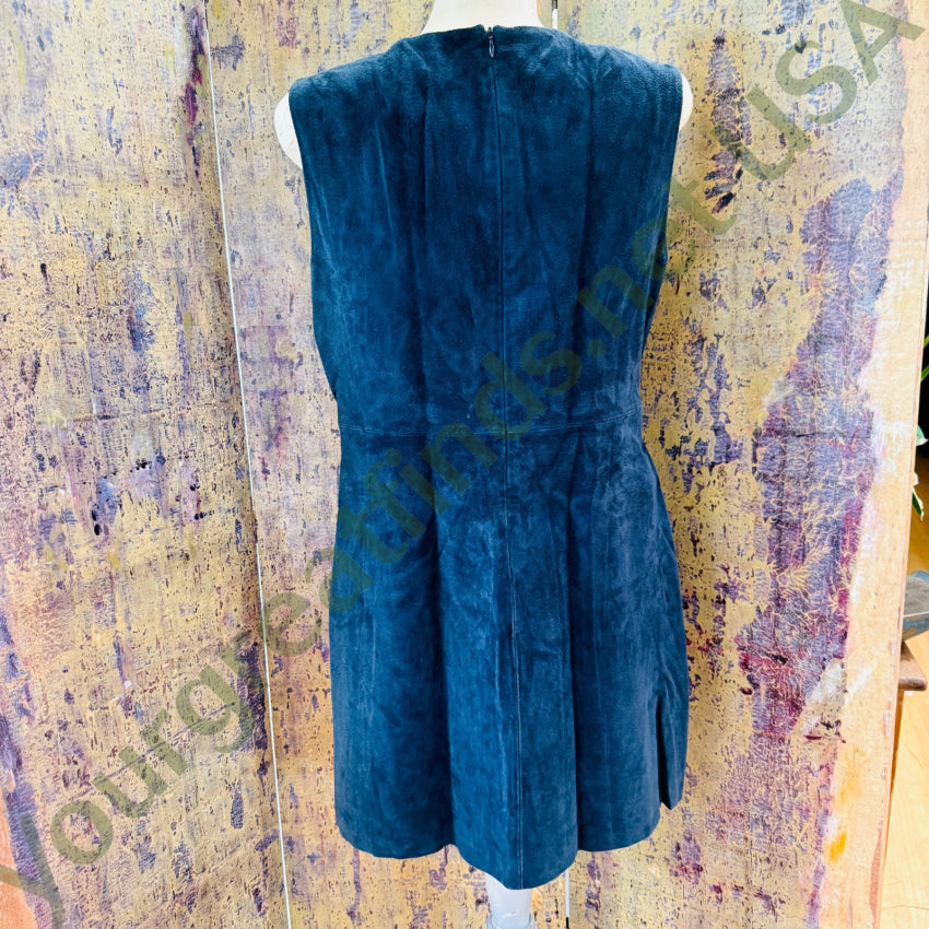 Zara Suede Leather Mini Dress NWT dress