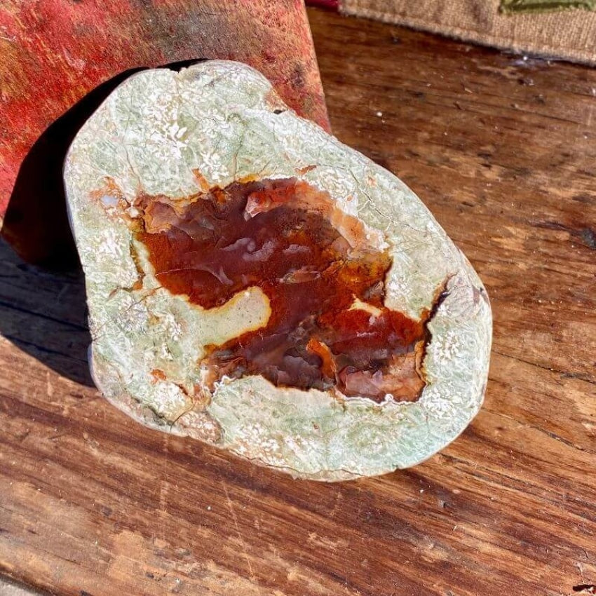 Geode Cut Agate Specimen Yourgreatfinds