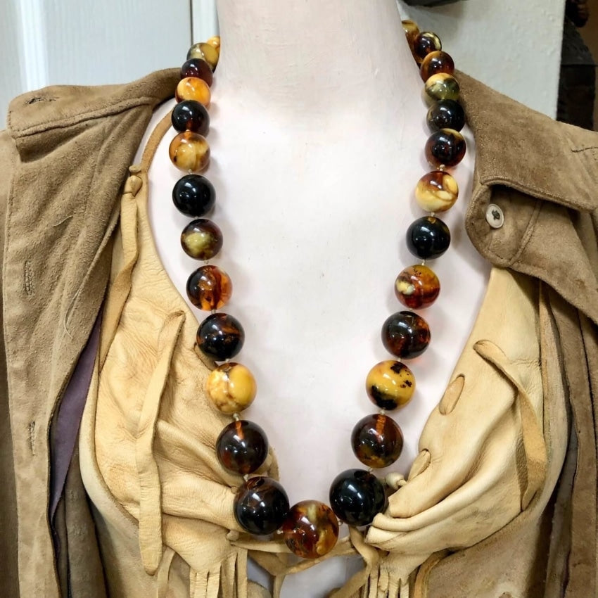 Chunky Statement Necklace for Women | Big Bead Necklace | Modern Jewellery  – Lottie Of London Jewellery
