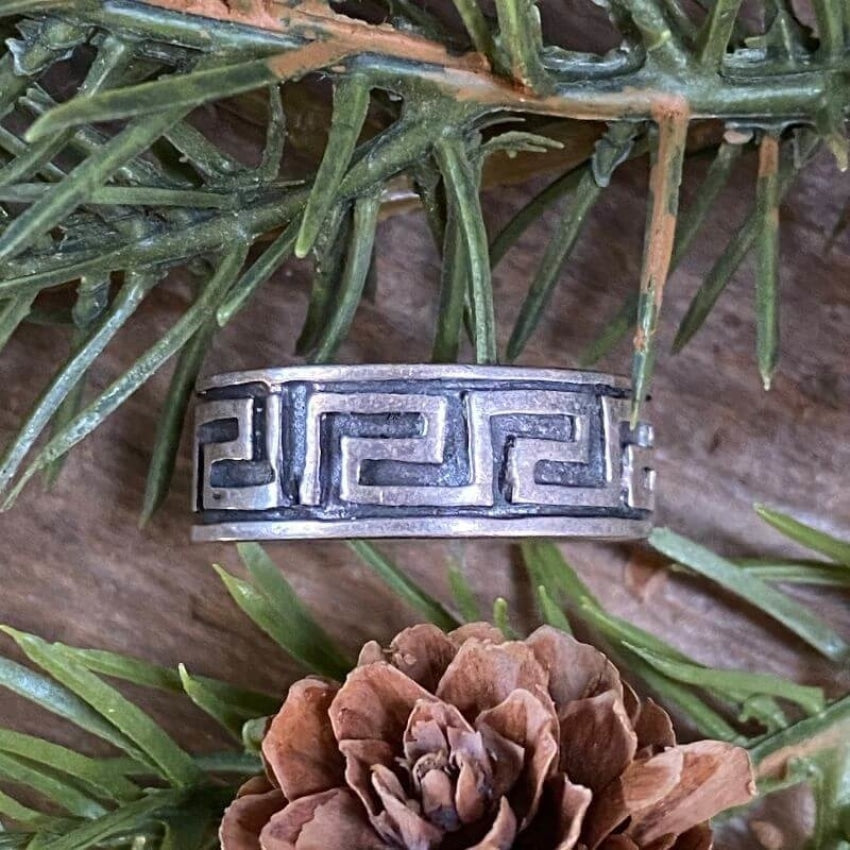 Solid Sterling Silver Overlay Band Ring Size 11 Yourgreatfinds