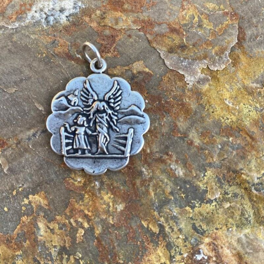 Southwestern Child / Angel Protective Devotional Metal Pendant Yourgreatfinds