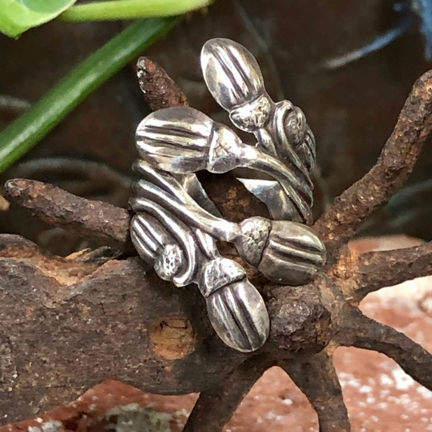 Sterling Silver Bypass Ring Taxco Mexico Yourgreatfinds