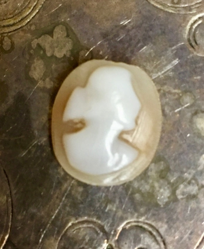 Tiny Unset Cameo Hand-Carved Shell Yourgreatfinds