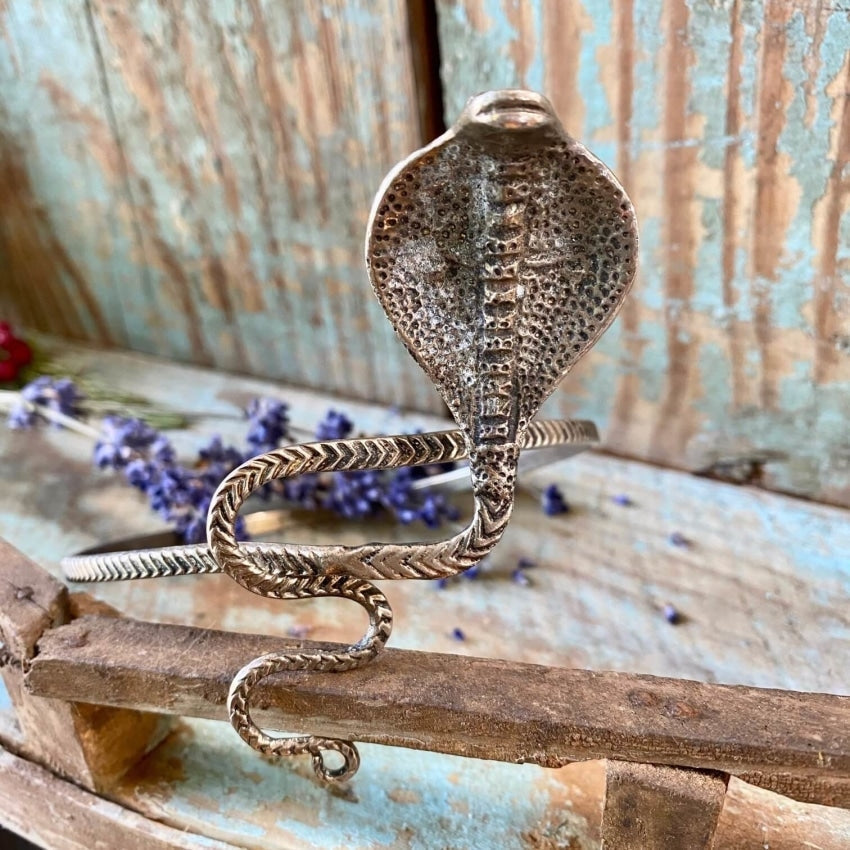 Vintage Cobra Snake Upper Arm Bracelet Yourgreatfinds