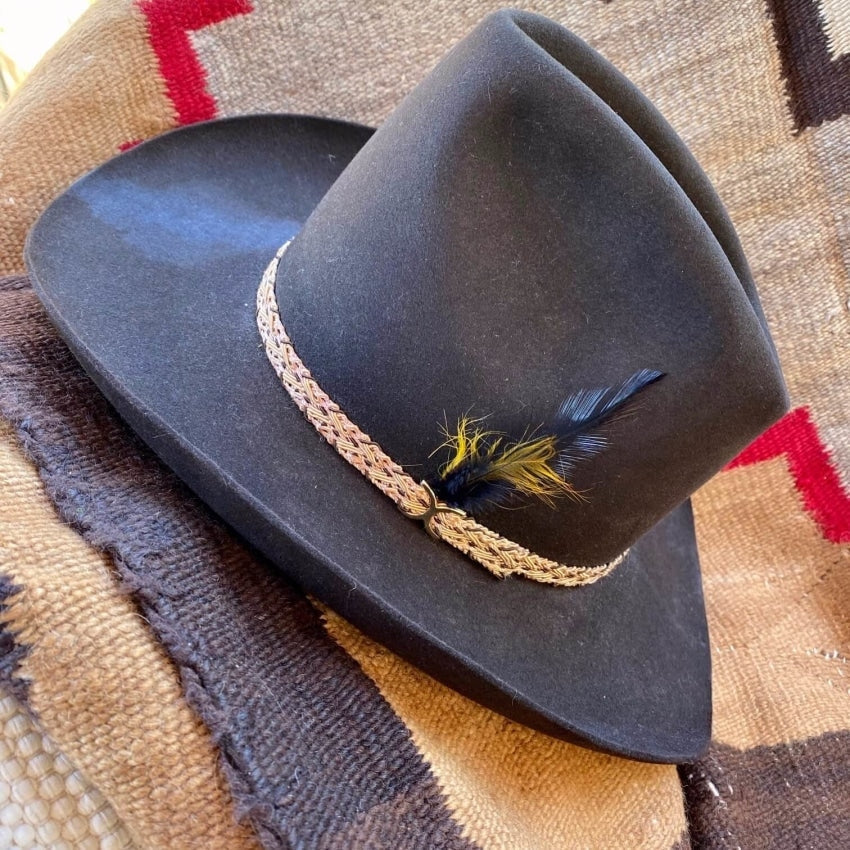 Vintage John Stetson Dark Brown 3X Beaver Cattleman Hat