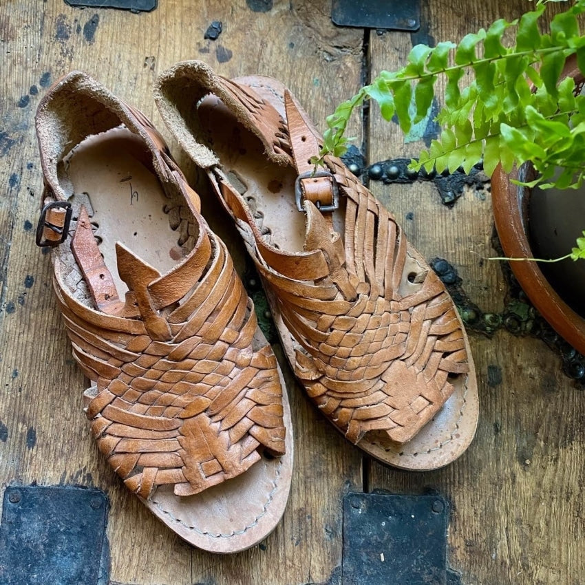 Vintage Mexican Huarache Sandals Size 6.5 Yourgreatfinds