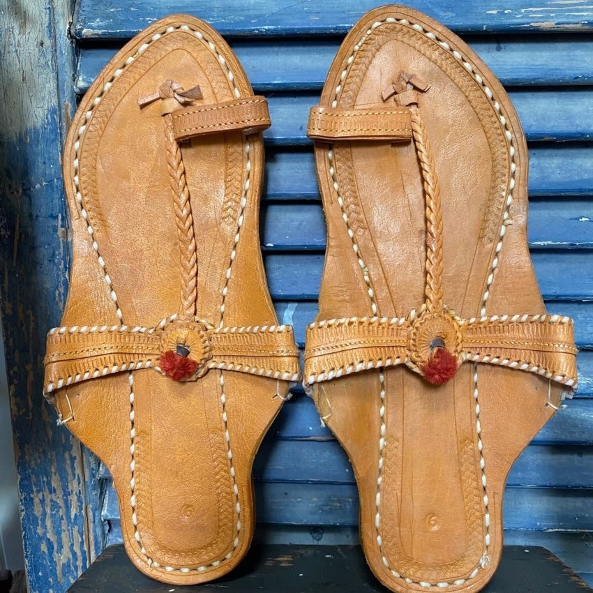 Vintage Mexican Leather Chanclas Sandals Size 6 Yourgreatfinds