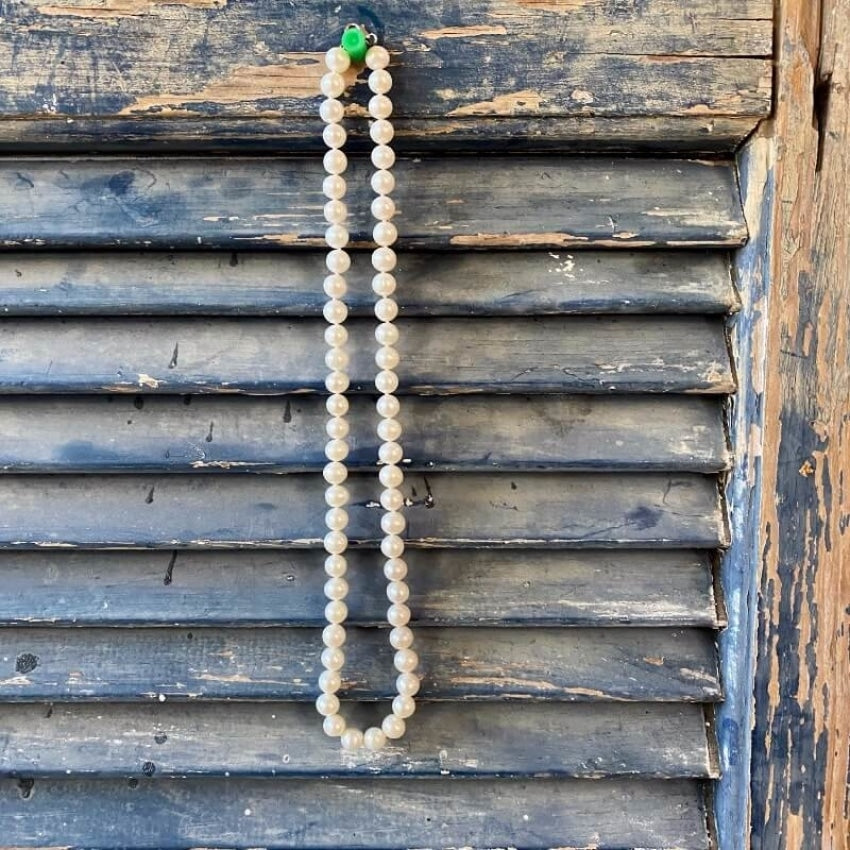 White Freshwater Pearl Necklace Yourgreatfinds